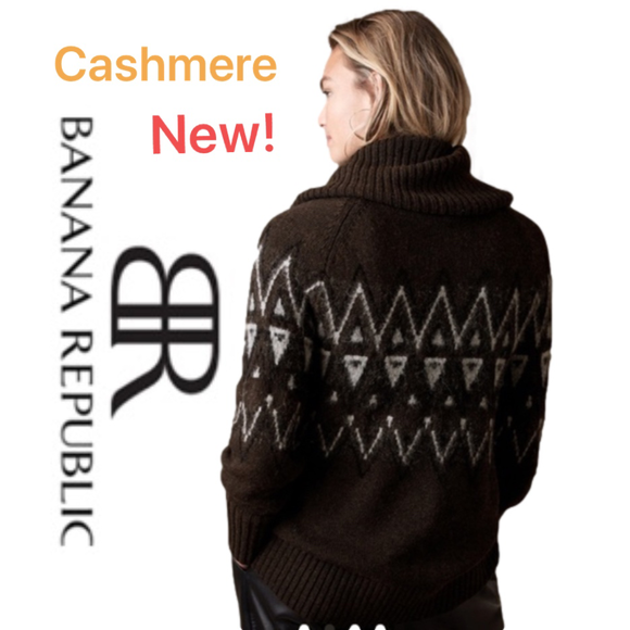 Banana Republic Sweaters - REDUCED! BANANA REPUBLIC Italian CASHMERE Blend Sweater, Size M/L